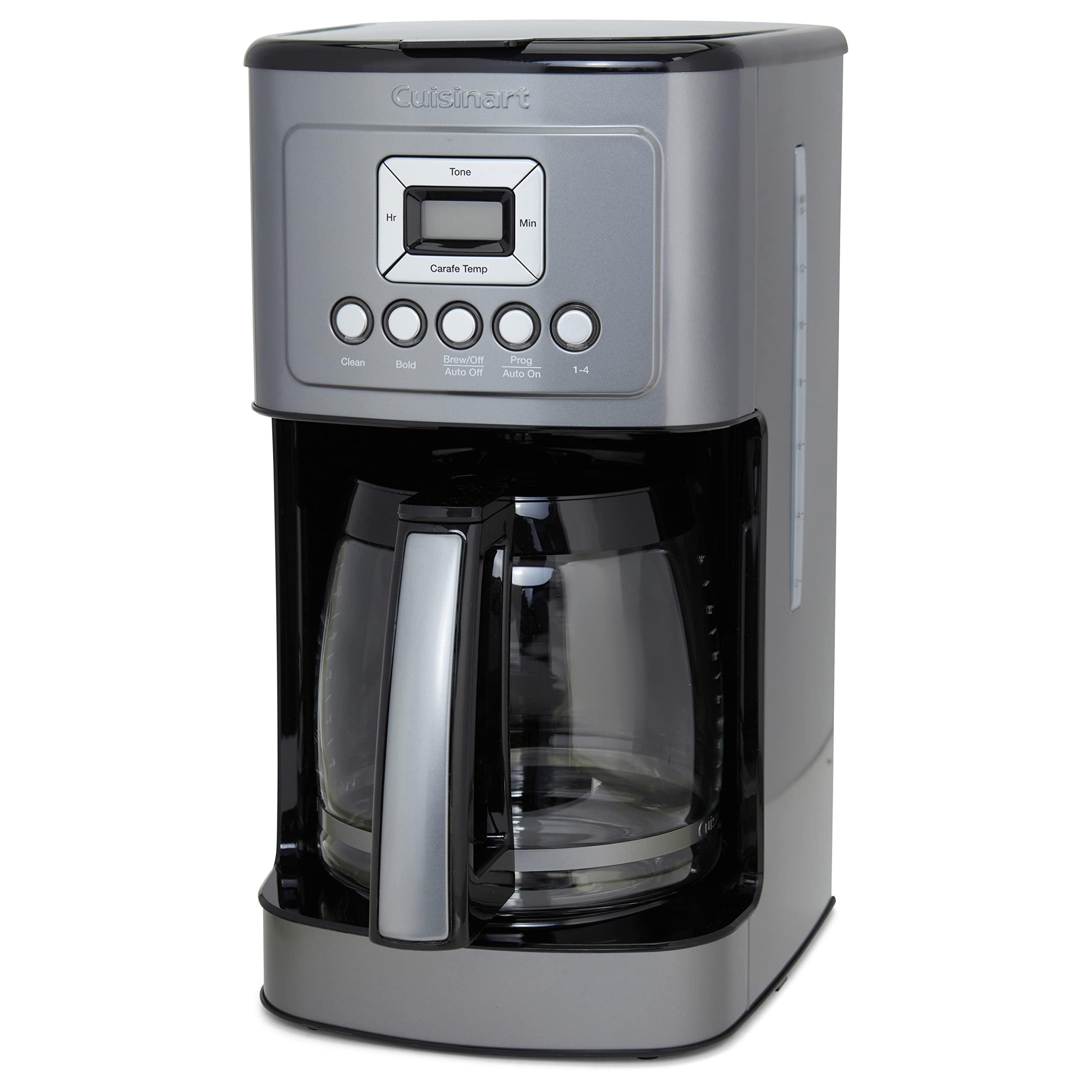 Cuisinart Cuisinart Coffee Maker, 14-Cup Glass Carafe, Fully Automatic for Brew Strength Control & 1-4 Cup Setting, Stainless Steel, DCC-3200GMP1, Gunmetal