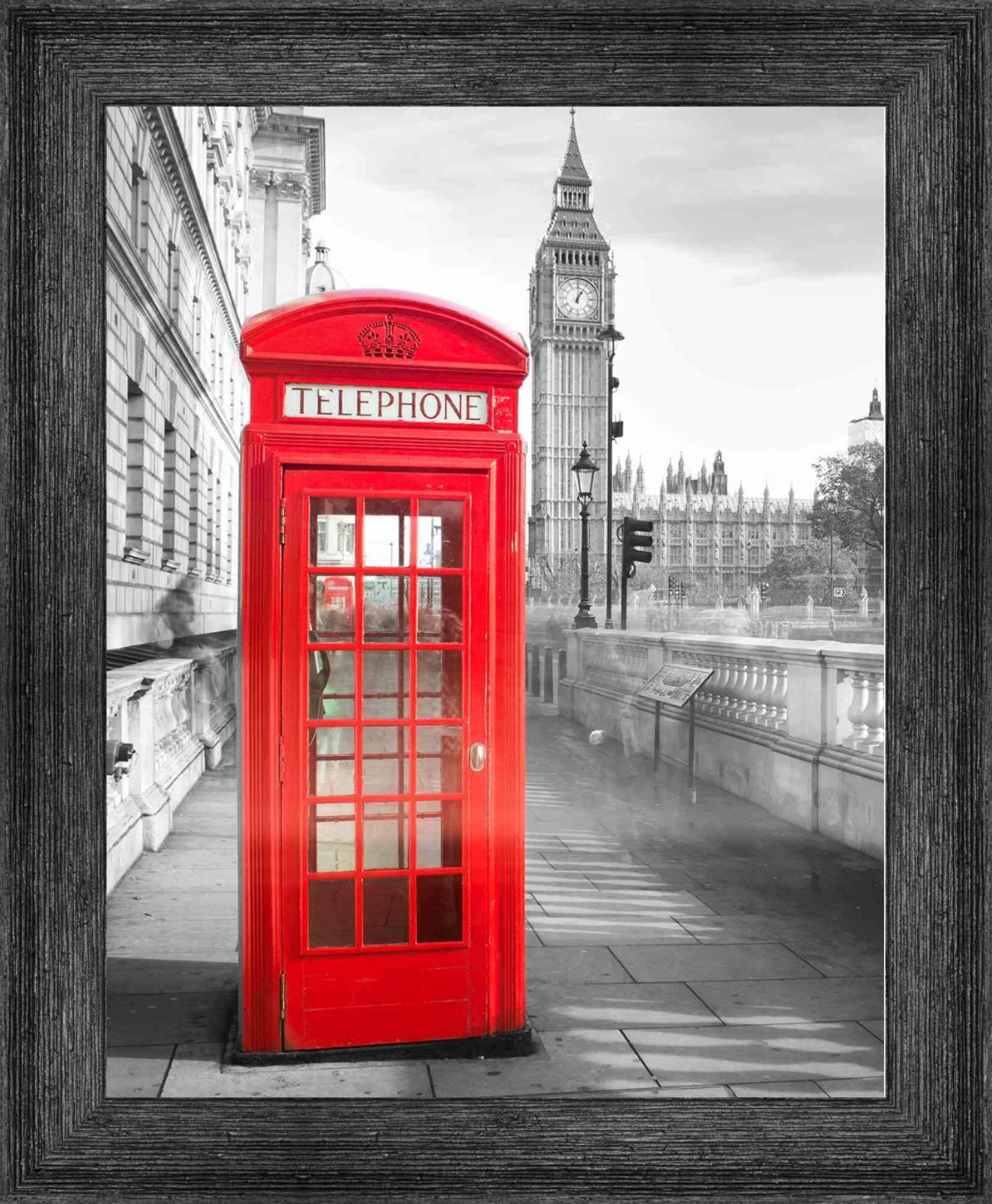 CountryArtHouse CountryArtHouse 27x38 Frame Black Barnwood Picture Frame Includes UV Acrylic Plexiglass, Acid Free Foam Backing Board and Hanging Hardware