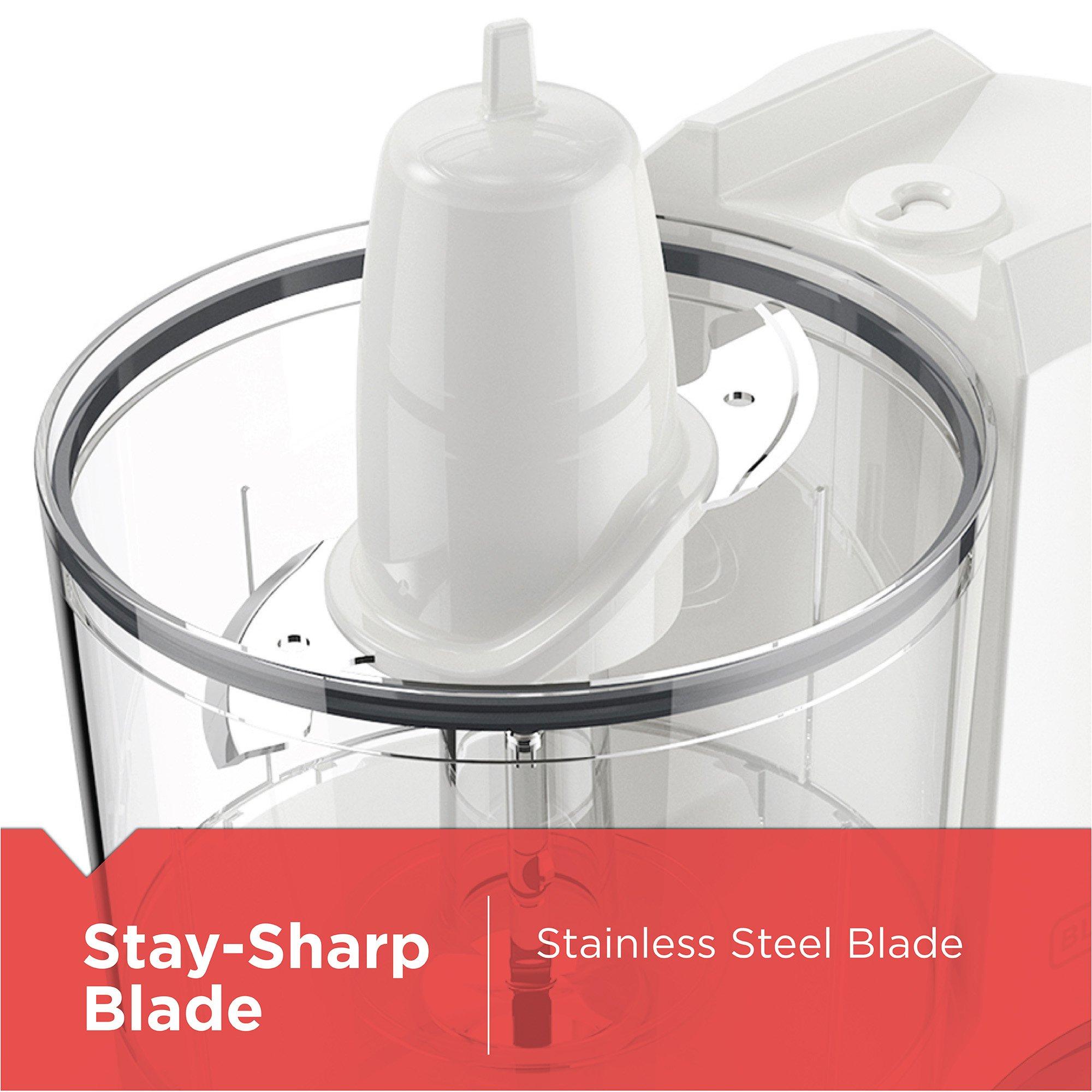 BLACK+DECKER BLACK+DECKER HC150W 1.5-Cup Electric Food Chopper, White, 1.5_cup