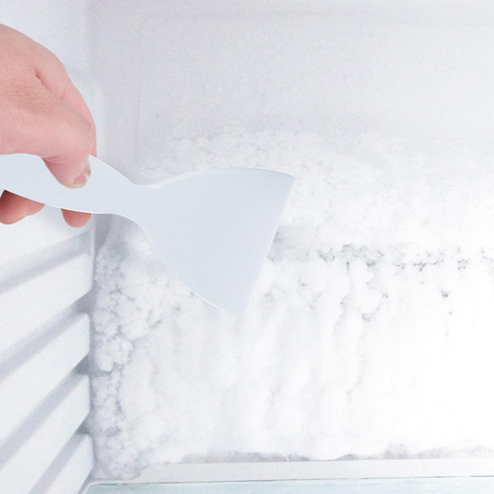 Happyyami Happyyami 3pcs Plastic Freezer Scraper Car Snow Scraper Ice Scraper for Refrigerator Frost Remover Tools Flat Freezer Removal Fridge Defroster Ice Removal Scooper Snow Plow Household Pp