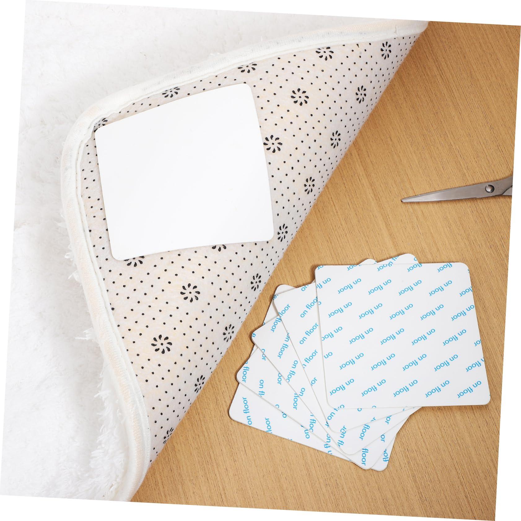 PRETYZOOM PRETYZOOM 16pcs Carpet Grippers Non Slip Rug Stickers Carpet Fixing Stickers for Area Rugs Prevent Curling and Shifting on Hardwood Floors
