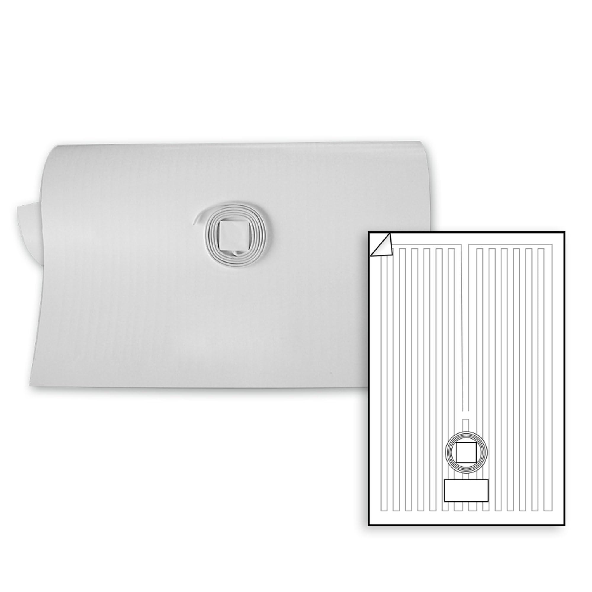 WarmlyYours Mirror Defogger Rectangular 24x32 in. Electric Fog Remover Self-adhesive Backing for Bathroom Wall Mirror, ClearlyYou FFM-2432 by WarmlyYours