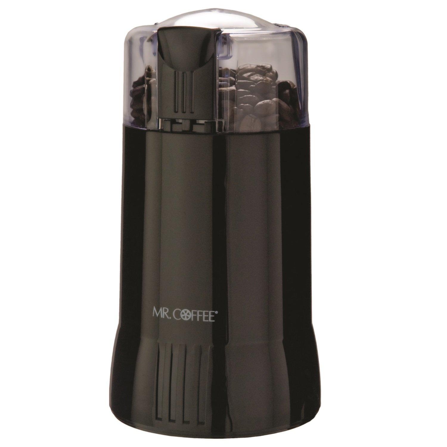 Mr. Coffee Mr. Coffee Electric Coffee Grinder|Coffee Bean Grinder| Spice Grinder, Black
