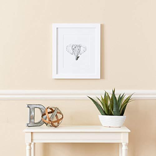 ArtToFrames ArtToFrames 20x28 Inch White Picture Frame, This 1.25\" Custom Poster Frame is Satin White Frame, for Your Art or Photos, WOMFRBW26074-20x28