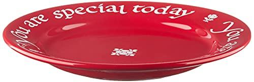 Waechtersbach Waechtersbach Plate, You Are Special Today Cherry Red Plate