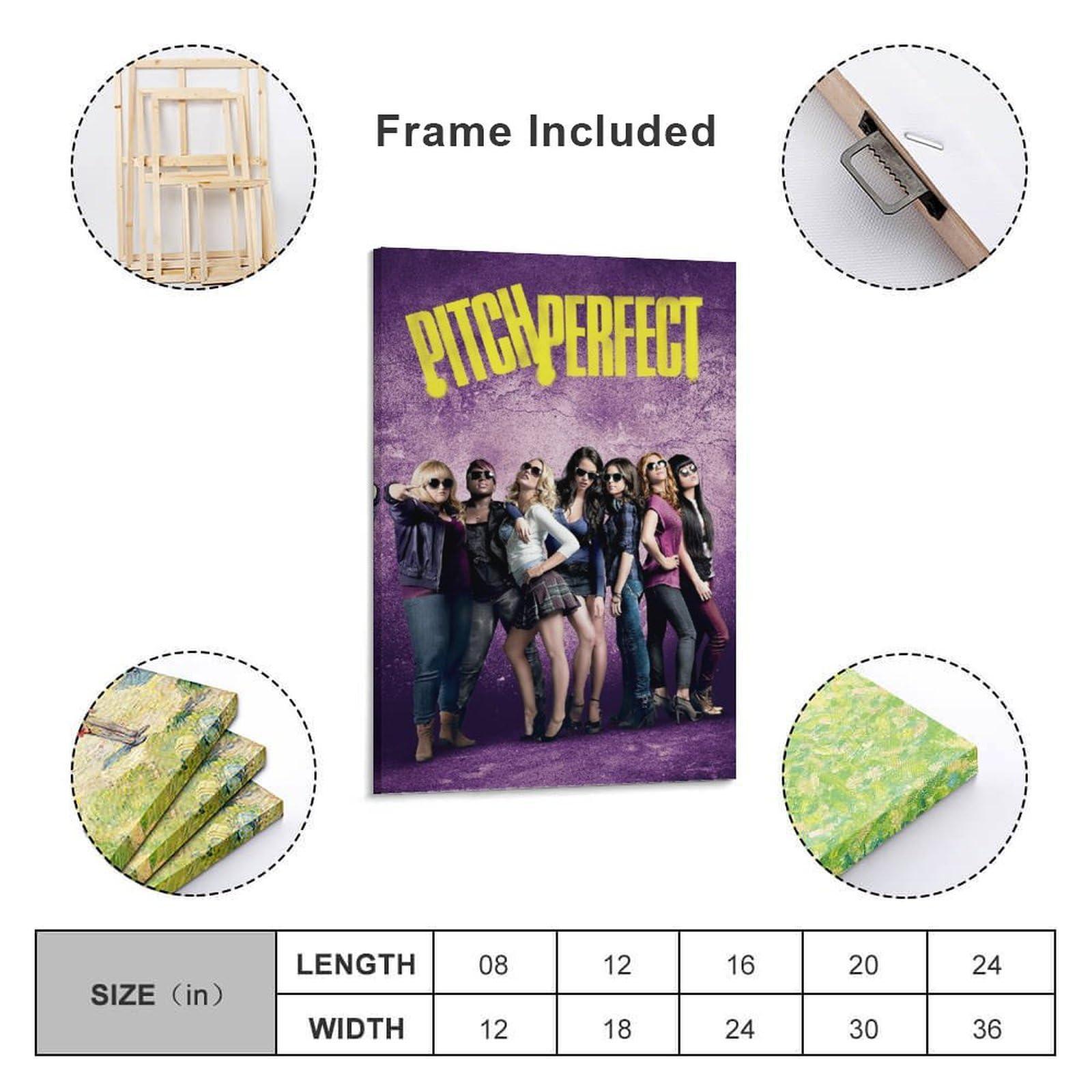 EHYXTEGX Movie Poster Pitch Perfect Poster 1 Canvas Painting Posters And Prints Wall Art for Living Room Bedroom Decor 12x18inch(30x45cm)
