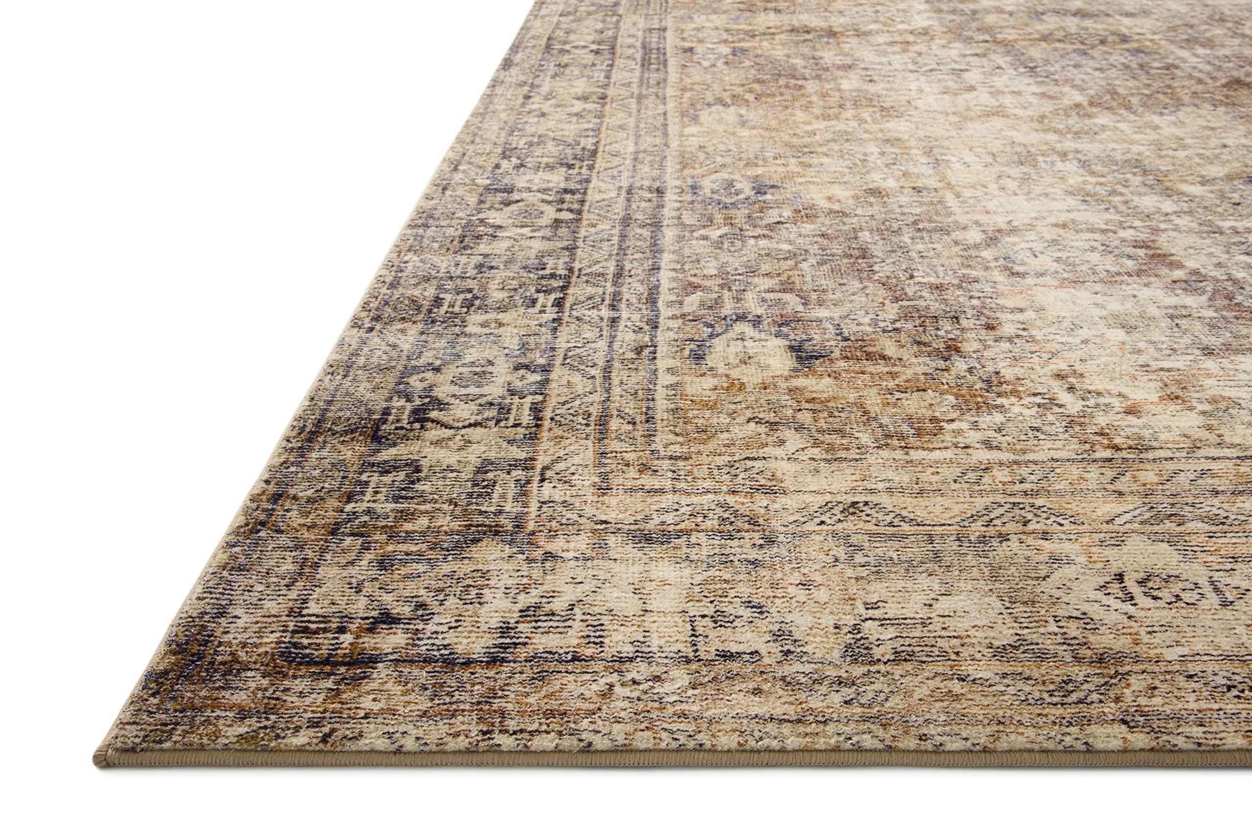 Loloi Loloi Amber Lewis Morgan 5'-0" x 7'-0" Area Rug in Sunset/Ink - Large Area Rug, Neutral Area Rug for Room Dcor, Vintage Rug Inspired, Soft Area Rug for Living Room, Bedroom, Dining Area