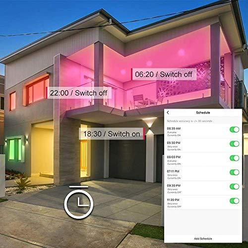 DOGAIN DOGAIN LED Candelabra Bulbs E12 Base, Color Changing and Dimmable Smart Light Bulb, Compatible with Alexa Google Home, Tunable White Chandelier Light Bulbs 320 lm 35w Equivalent, 2 Pack