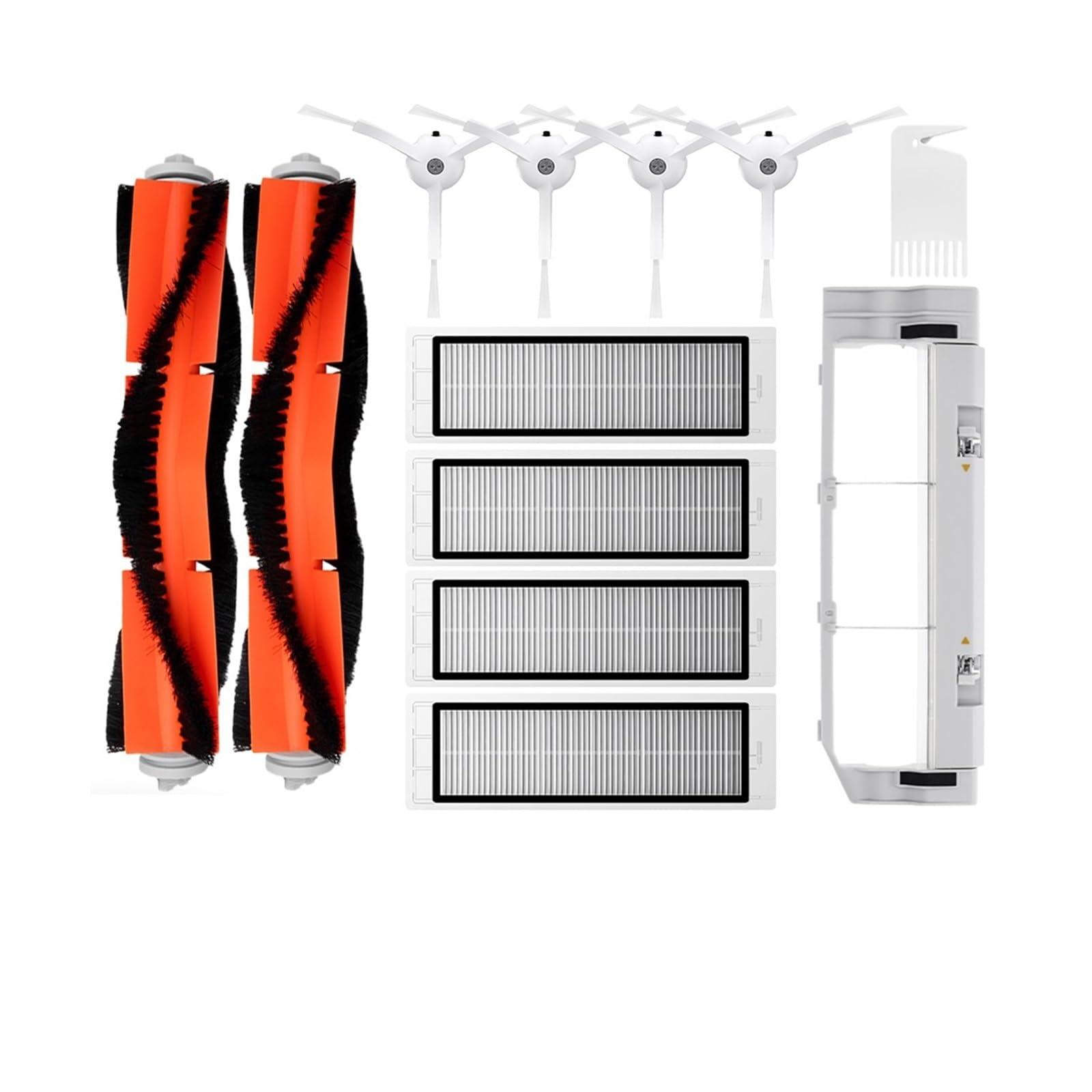 ORCOW ORCOW Compatible with Xiaomi Mi Robot Vacuum Cleaner 1st Gen / 2 / 1S, SDJQR01RR SDJQR02RR SDJQR03RR Roborock E4 E5 S4 Max Main Side Brush Filter (Color : Set C)