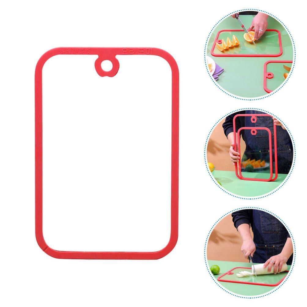 Luxshiny Luxshiny Tempered Glass Cutting Board Glass Chopping Board for Kitchen Counter Vegetable Cutting Board Cutting Mat Clear Countertop Tray L