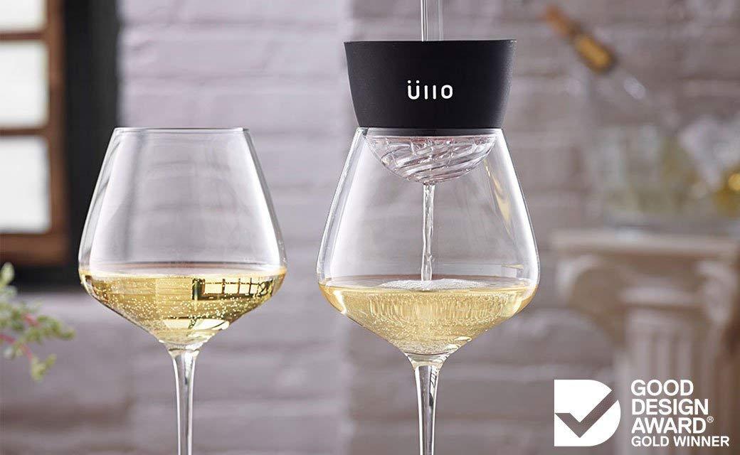 Üllo Ullo Wine Purifier with 4 Selective Sulfite Filters. Remove Sulfites and Histamines, Restore Taste, Aerate, and Experience the Magic of Ullo Pure Wine.