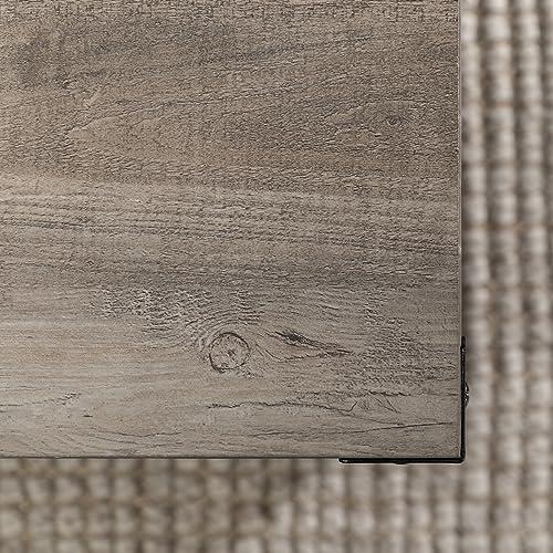 Walker Edison Walker Edison Sedalia Modern Farmhouse Metal X Coffee Table, 40 Inch, Grey Wash