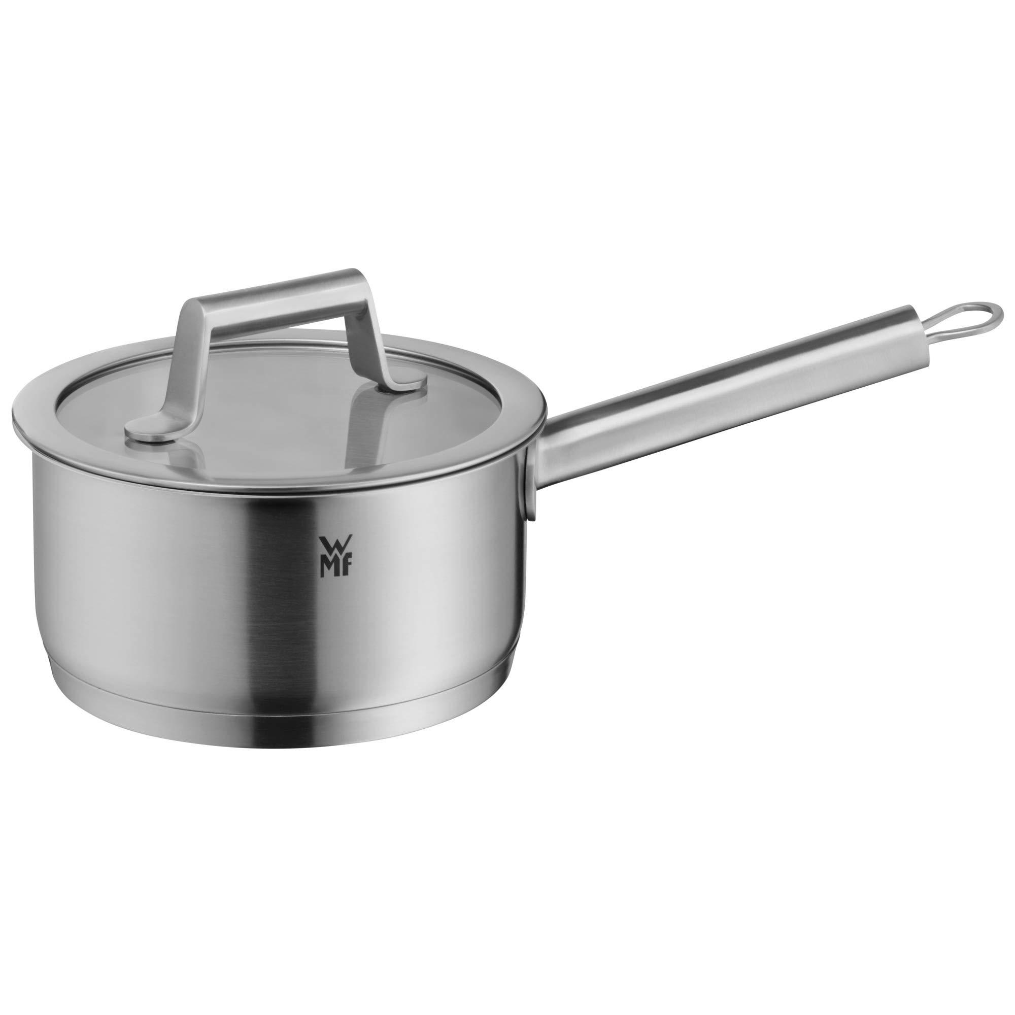 WMF WMF 731166040 Comfort Line Stielkasserolle 16 cm ohne Deckel Cooking Pot Small 1.4 L Cromargan Matte Stainless Steel Scale Stackable Uncoated, 18/10