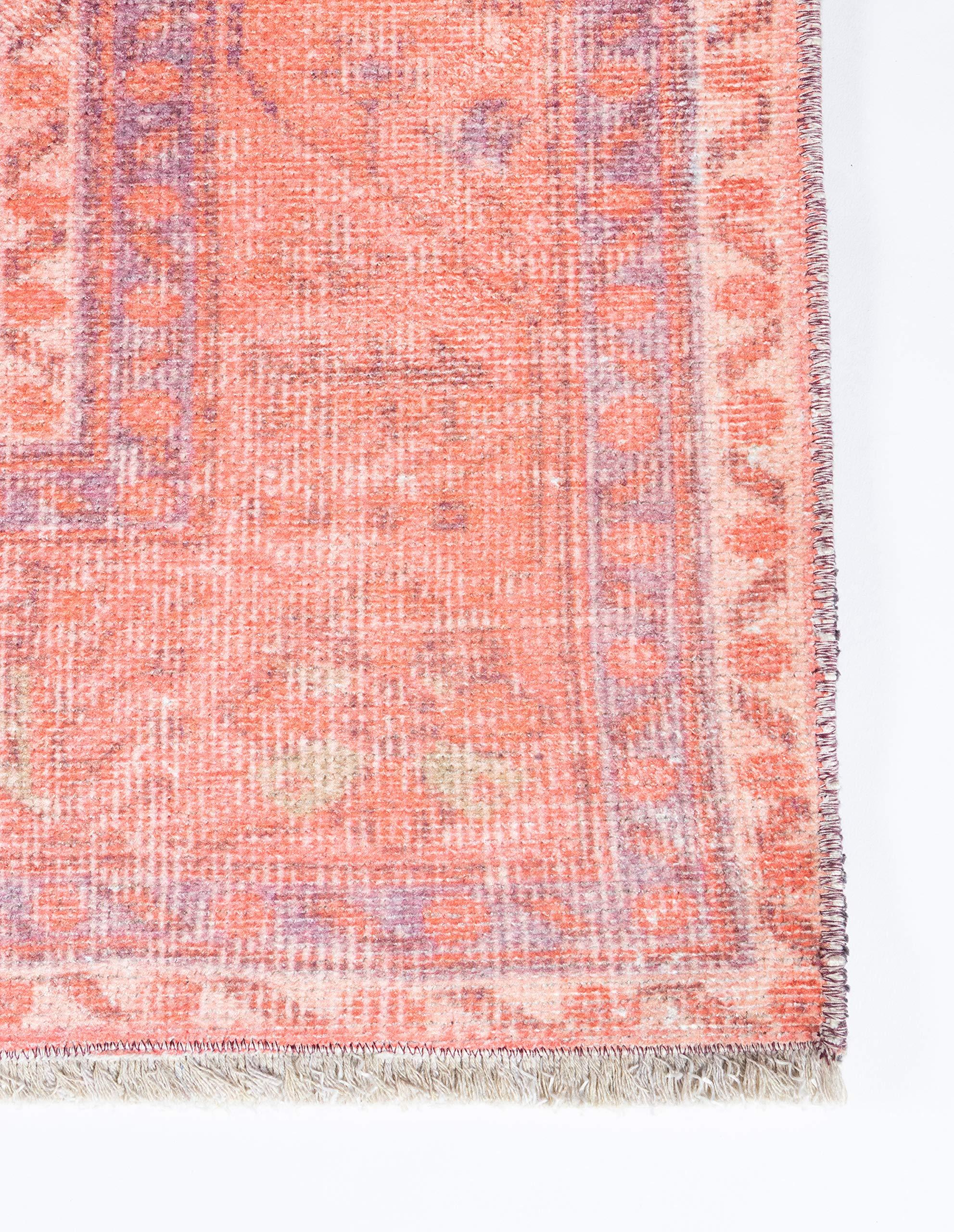 Momeni Momeni Area Rug, 5'6" X 8'6", Coral