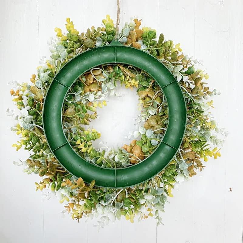 Wreaths Spring Wreath Summer Door Wreaths, Summer Dcor Spring Fourth of 4 Funeral Outdoor Small Blue Easter Pineapple Bee Lambs Ear Artificial Party Peony