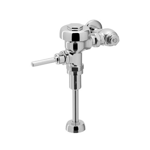 Sloan Sloan Regal 186 Exposed Manual Urinal Flushometer, 0.125 GPF Flush Valve - Single Flush, Non-Hold-Open Handle, Fixture Connection Top Spud, Polished Chrome Finish, 3982604