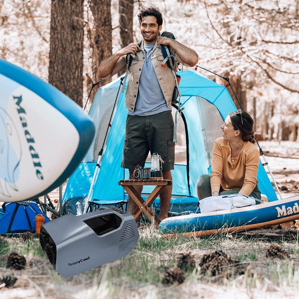 Drecolotvte portable air conditioners 2380BTU's tent air conditioner of fast cooling with extended & custom run times ultralight portable air conditioner outdoor air conditioner mini portable air conditioner 24 volt dc air conditioner air cooler portable air con