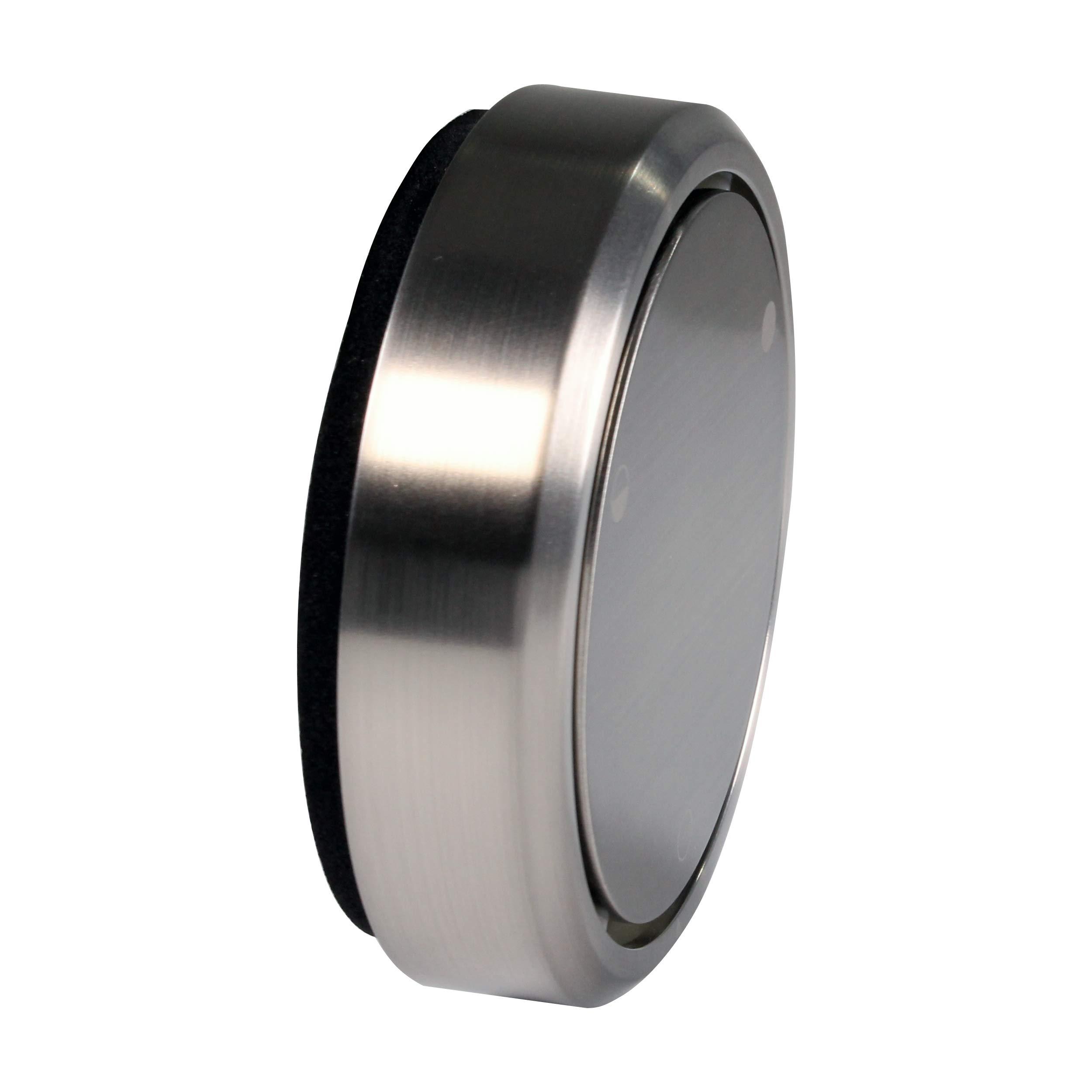 Westbrass Westbrass D493CH-07 Patented Deep Soak Round Replacement 2-Hole Bathtub Overflow Cover for Full and Over-Filled Closure, Satin Nickel