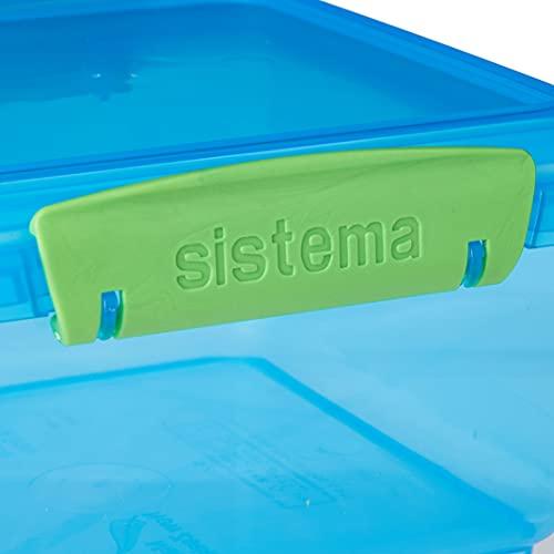 Sistema Sistema Lunch Plus Lunch Box | 1.2 L | BPA-Free | Assorted Colours