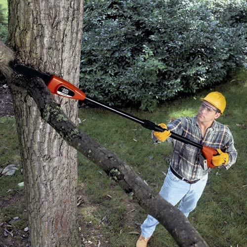 BLACK+DECKER BLACK+DECKER 20V Max Pole Saw for Tree Trimming, Cordless, with Extension up to 14 ft., Bare Tool Only (LPP120B)