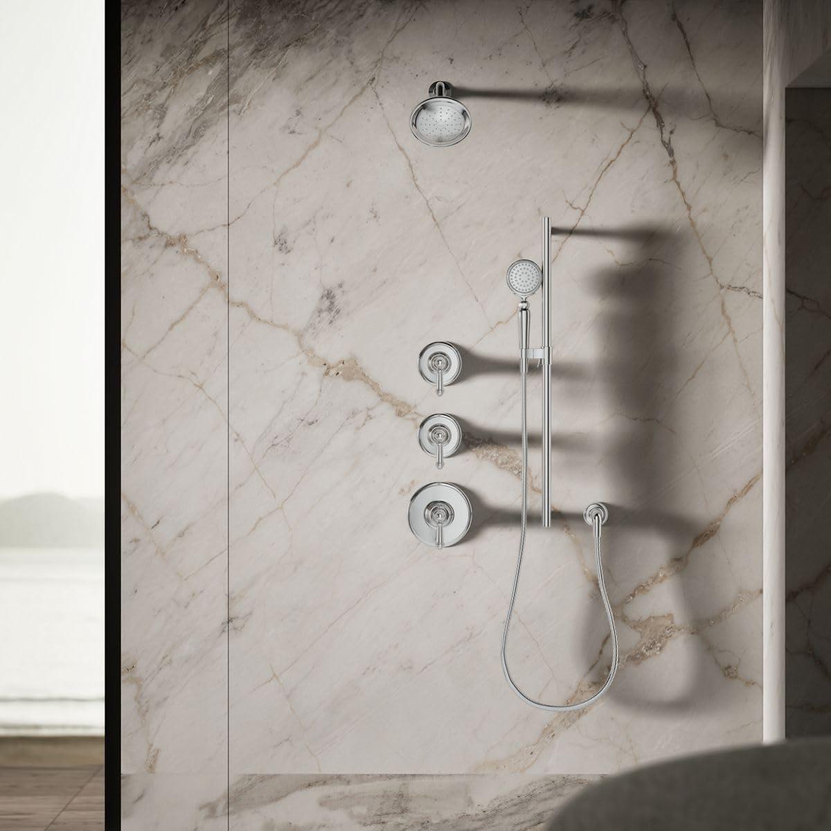 Kohler Kohler K-72773-CP Artifacts Single-Function 2.5 Gpm Showerhead with Katalyst Spray, Less Showerarm and Flange, Polished Chrome