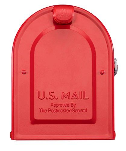 ARCHITECTURAL MAILBOXES ARCHITECTURAL MAILBOXES 7600R MB1 Mailbox, Medium, Red