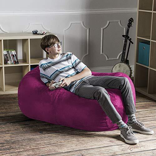 Jaxx Jaxx Sofa Saxx Bean Bag Lounger, 4-Feet, 4-foot, Fuchsia