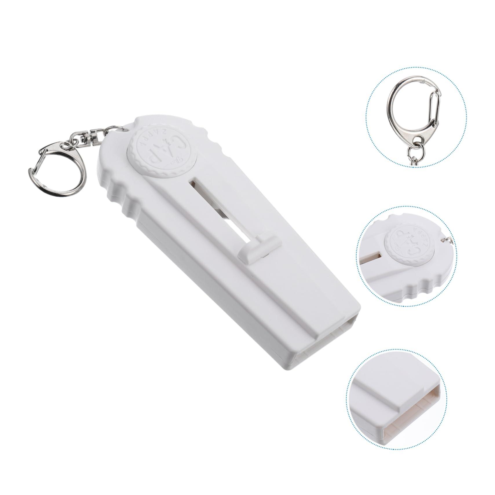 Hemoton Hemoton Bottle Opener Bottle Cap Launcher Bottle Lid Remover Wine Opener Keychain Bottle Cap Opener Automatic Wine Opener Beer Cap Shooter Zappa Drink Bottle Household Iron Travel White