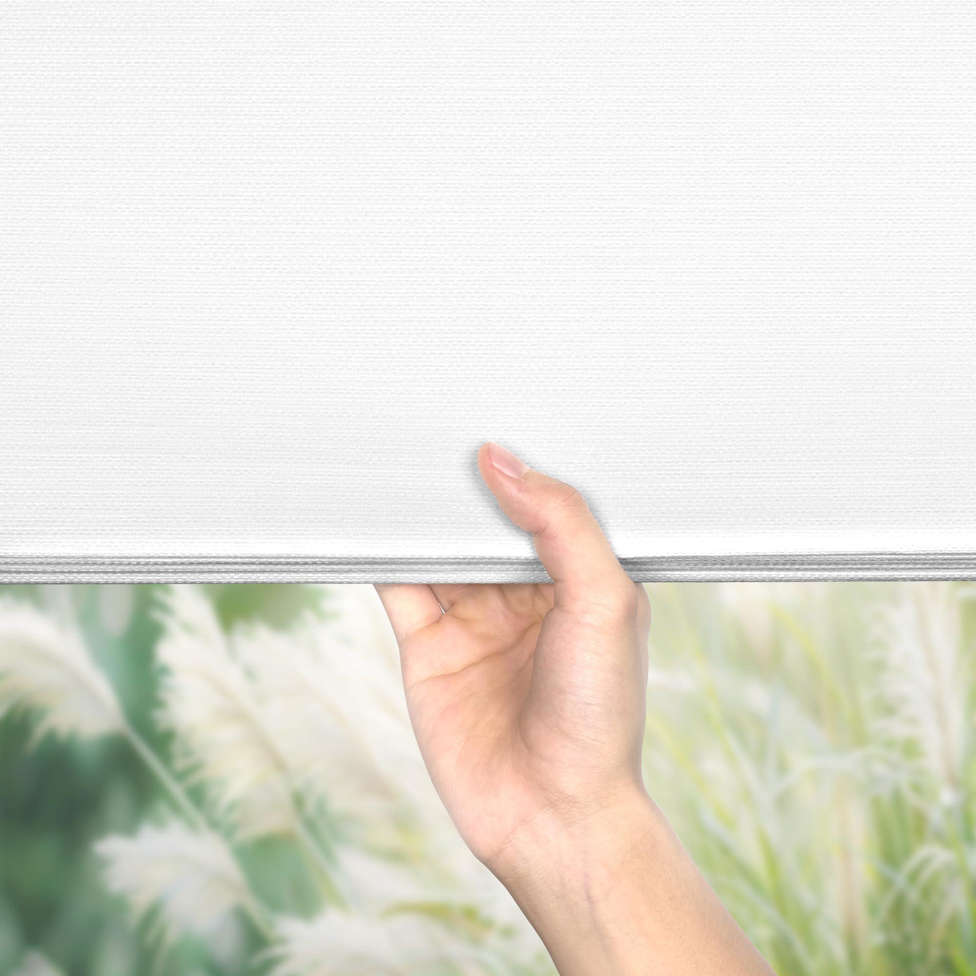 MoDanCeQ MoDanCeQ Roman Shades for Windows, Blackout Light Filtering Cordless Roman Blinds, Window Shades, UV Protection, Privacy, Window Blinds, Easy to Install, SJ-Light Filtering-White, 73" W x 39" H