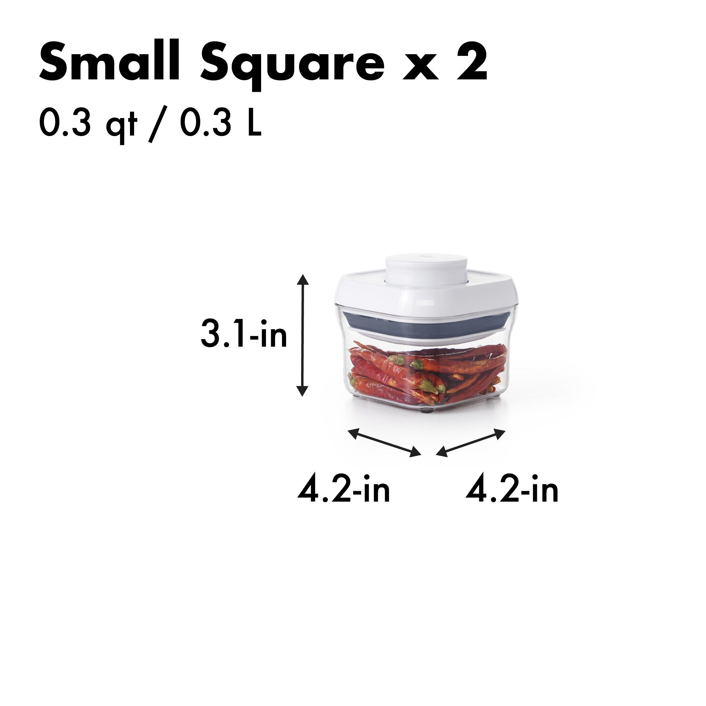 OXO OXO Good Grips 10-Piece Airtight Food Storage POP Container Value Set, Standard Packaging,White,10 Piece