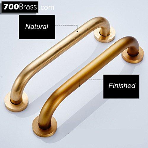 700Brass 700Brass 20-inch Grab Bar for Hotel/Motel/Home Bathtub, Solid Brass, Antique Bronze, Heavy-Duty Construction, Shower Grab Bars