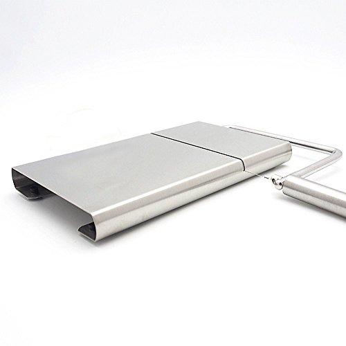 ELEOPTION Wire Cheese Slicer - ELEOPTION Stainless Steel Cheese Wire Slicer Cutter Serving Board (Cheese Slicer Butter)