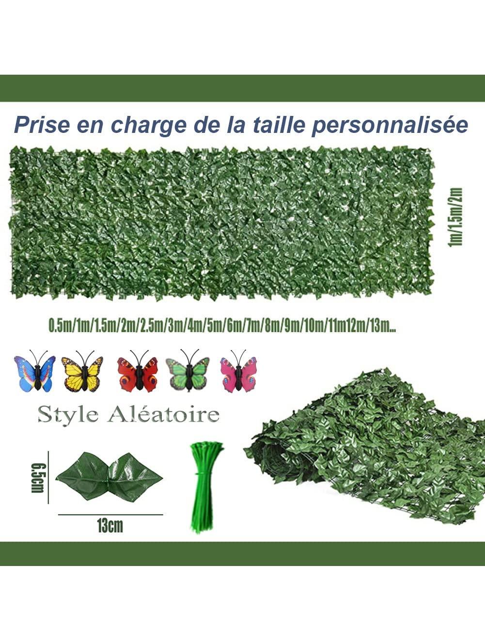 Wauvkeee Artificial Hedge Fence Screen Privacy Screen Artificial Panels Artificial plant wall,Party Carnival Artificial Plant Wall Hedge Wall Panels Vine Privacy Screen Expandable Faux Privacy Fence W813(Size: