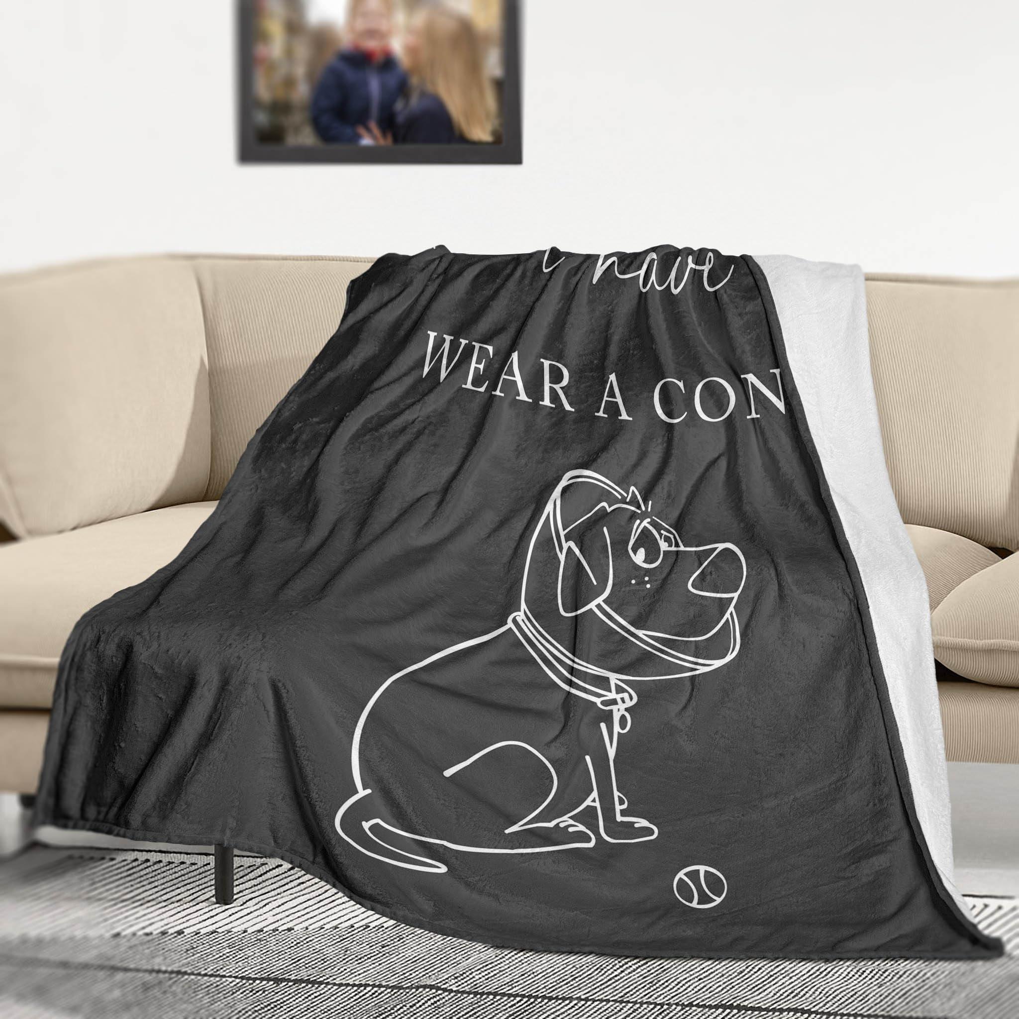 Peliny Chrid Peliny Chrid Get Well Gifts for Women After Surgery Blanket Grey 60\"X50\", Get Well Soon/Feel Better Gifts for Women, Post Surgery Recovery Gifts for Women, at Least You Dont Have to Wear A Cone Throw