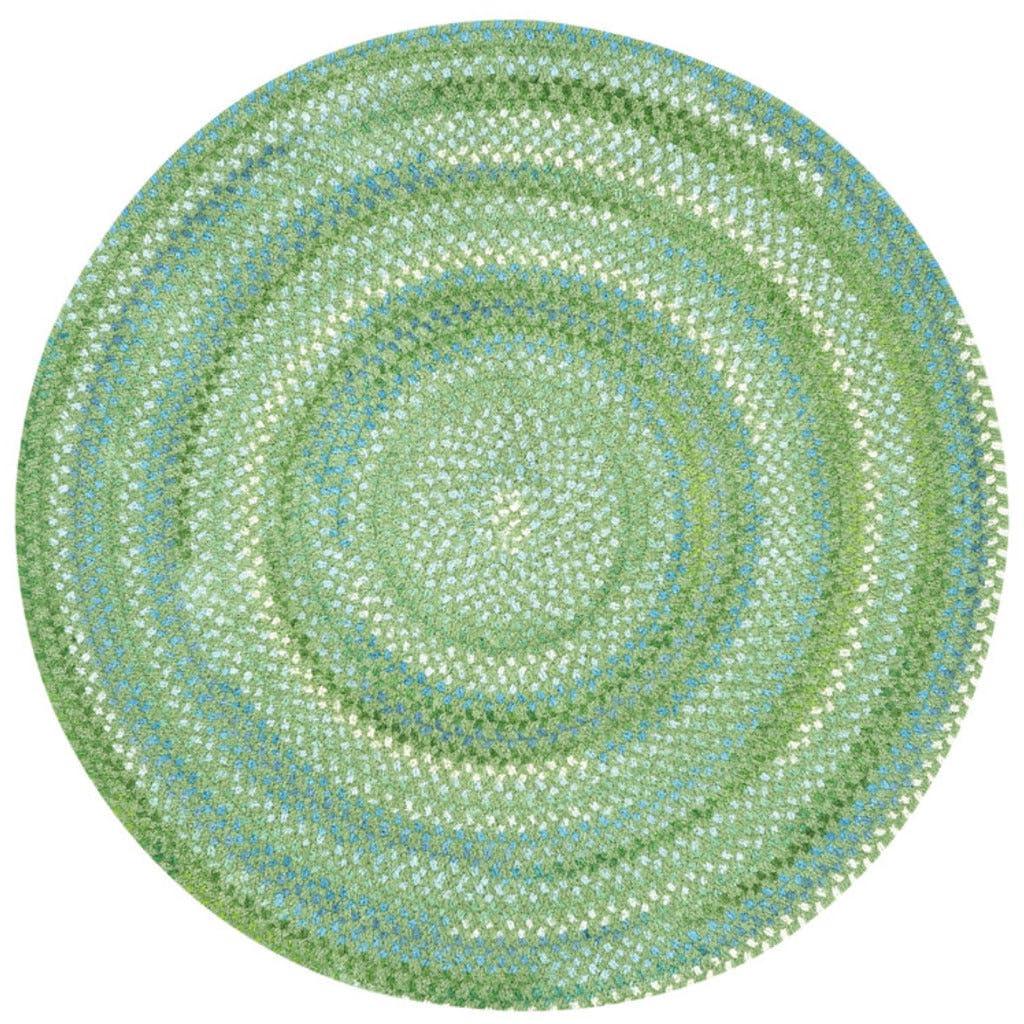 Capel Capel Waterway Green 0' 36" Round Braided Rug