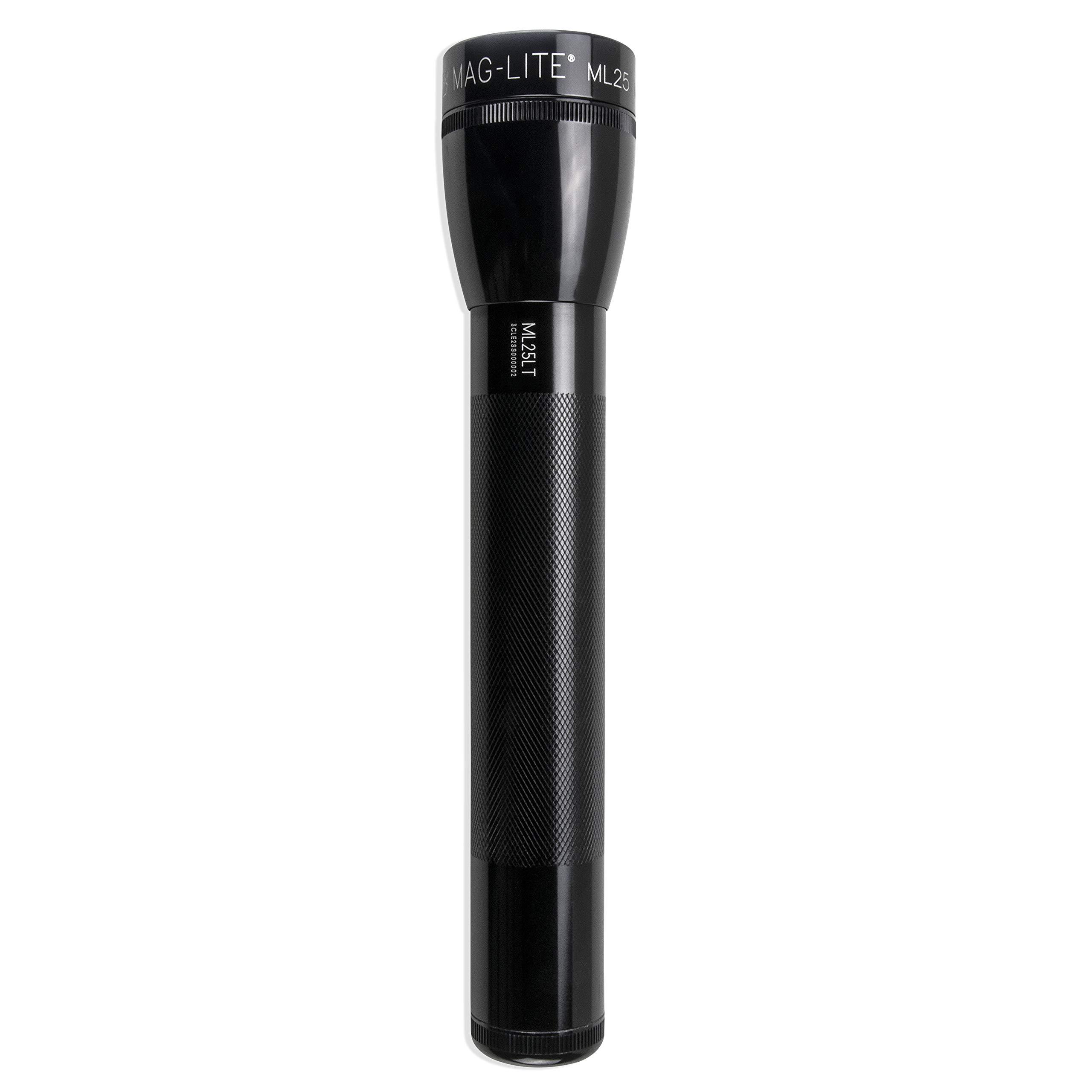 MagLite Maglite ML25LT LED 3-Cell C Flashlight, Black - ML25LT-S3016