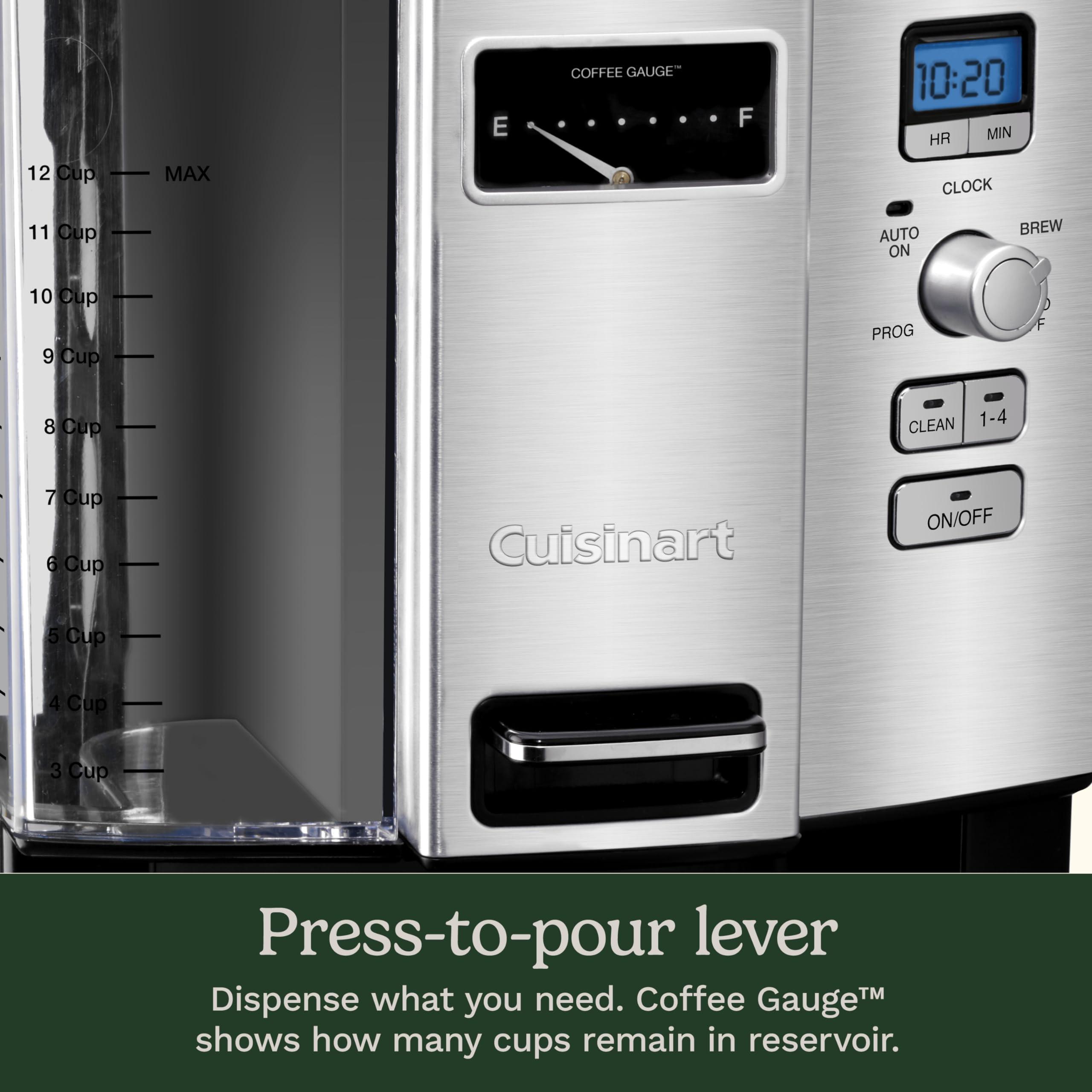 Cuisinart Cuisinart Coffee Maker, 12 Cup Programmable Drip, DCC-3000P1, Black
