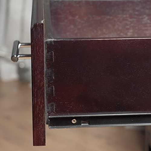 Modus Furniture Modus Furniture Solid Wood Nightstand, 1-Drawer, Nevis - Espresso