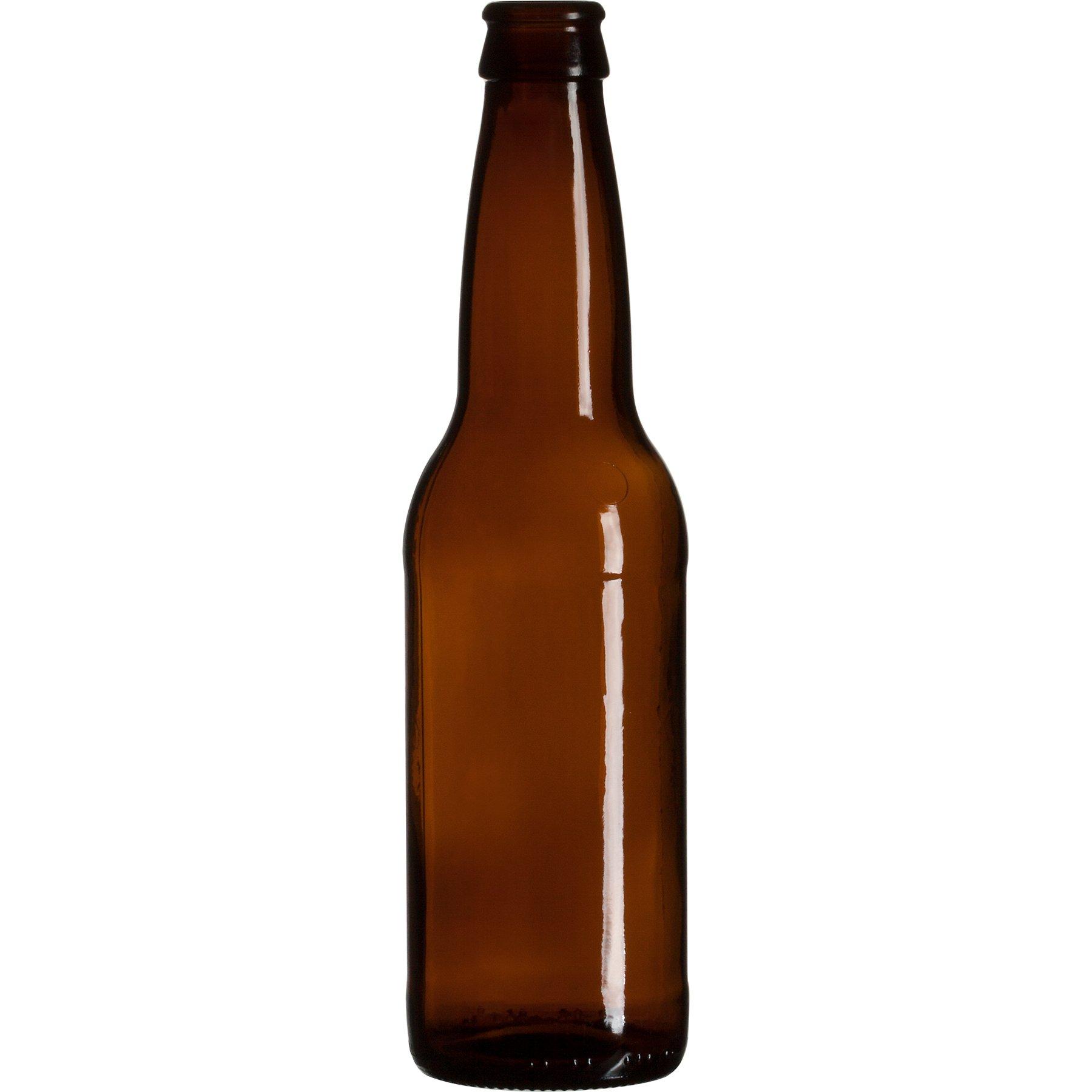 The Cary Company The Cary Company 30WLN2 12 oz. Long Neck Beer Bottle, Pry-Off, Amber (Pack of 24)