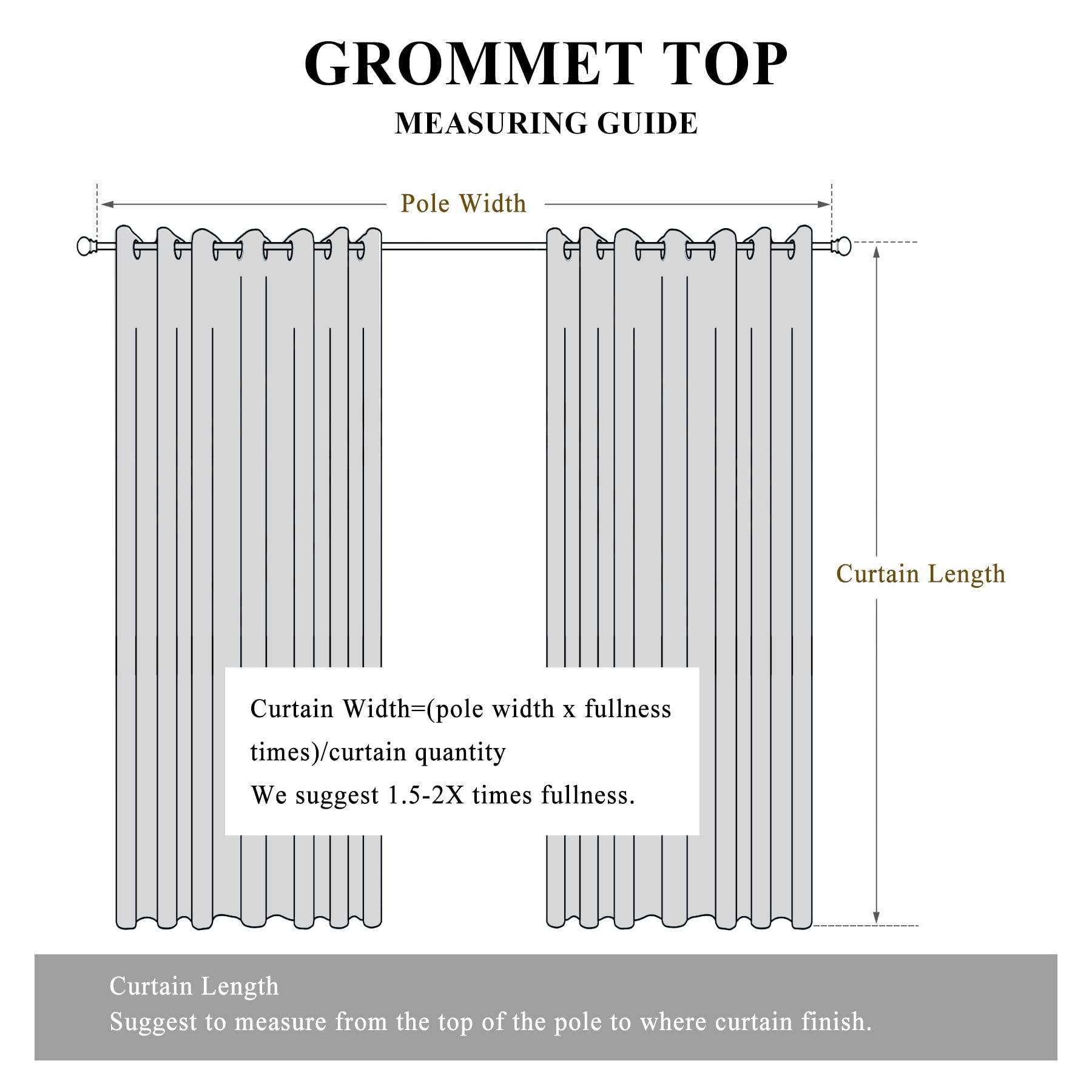 Fcosie Fcosie Extra Wide Blackout Curtain Panels 120 Inches Wide Flax Linen Curtains Grommet Room Darkening Drapes for Sliding Door Patio Door Indoor Outdoor - 1 Panel (120" Wx 96" L, Cream White)