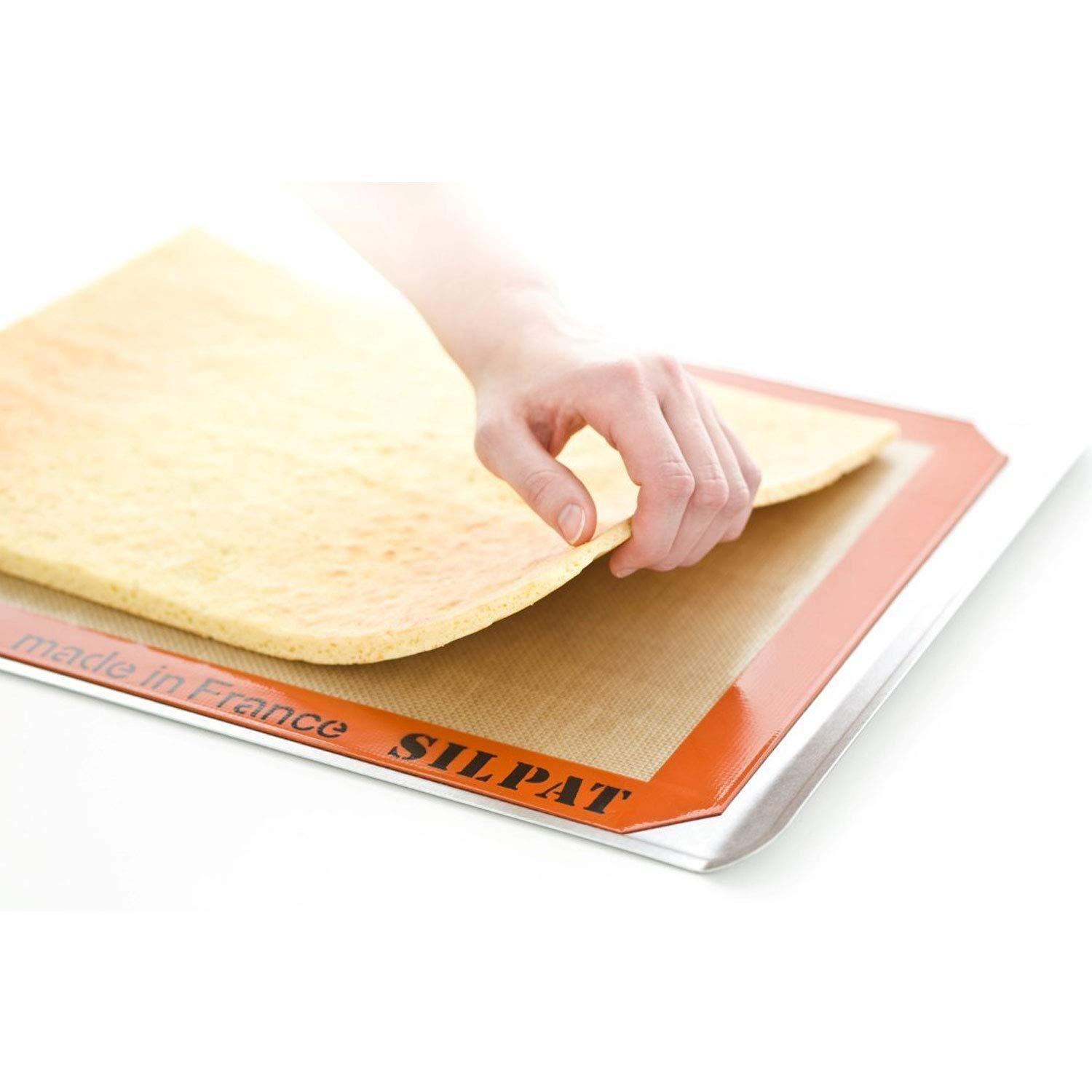 Silpat Silpat Half Size 11.6 x 16.5 Inch Nonstick Baking Mat for 13 x 18 Inch Pans, Set of 2