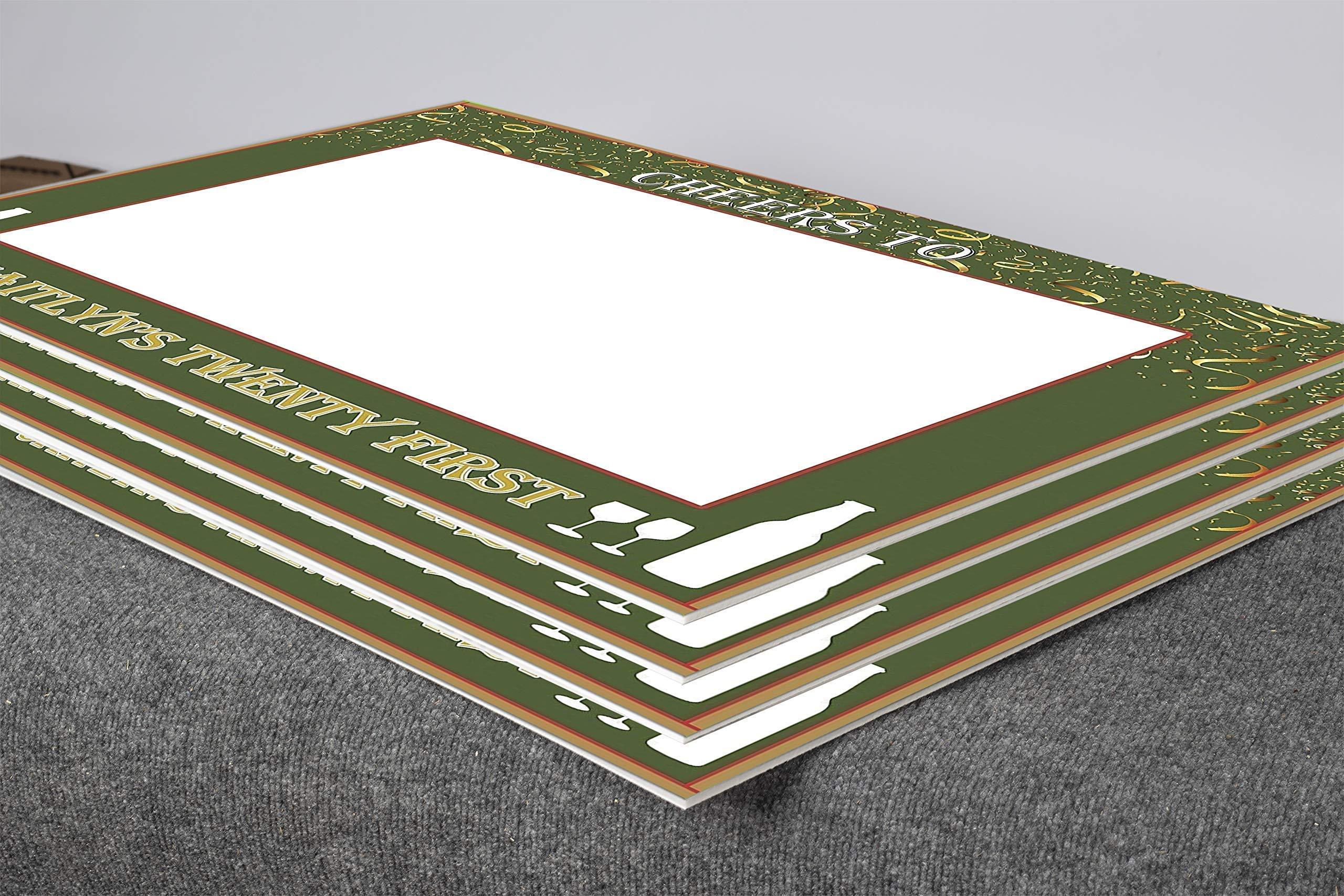 SPEEDYORDERS Personalized Cheers Photo Booth Prop, Personalized Selfie Frame For Event, Cheers To 30 Years, Cheers and Beers, Home Decorations, Handmade Party Supply Photo Booth Frame Sizes 36x24, 48x32