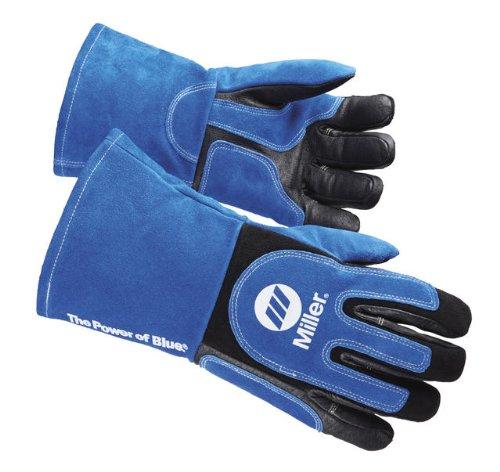 Miller Electric Miller Electric Welding Gloves, 3D, XL, Wing, Blueblack, PR (263340)