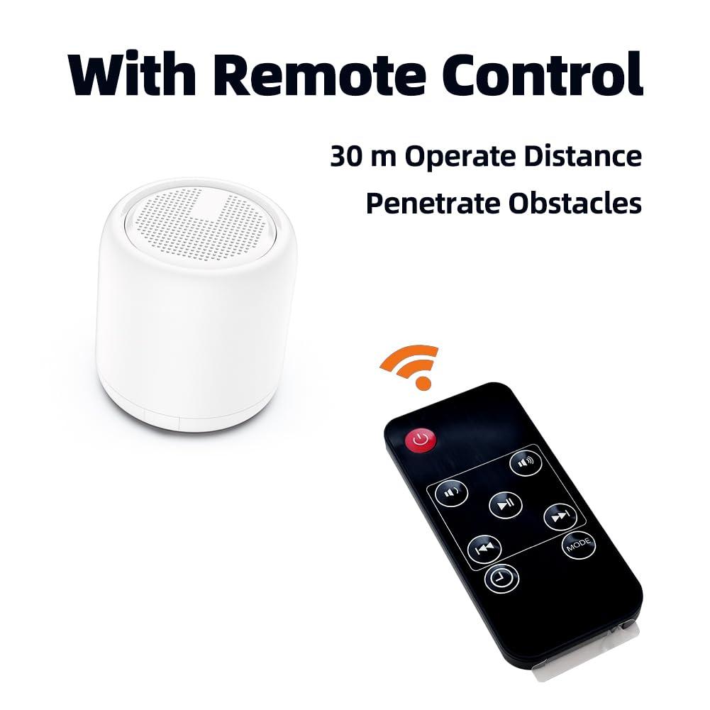 MSELTOS Fireplace Crackler Sound Box for Electric Fireplace with Remote Control, 2 in 1 Realistic Rechargeable Fire Crackling Sound Machine for Gas Fireplace, Fire Crackler Sound System, Fire Noise