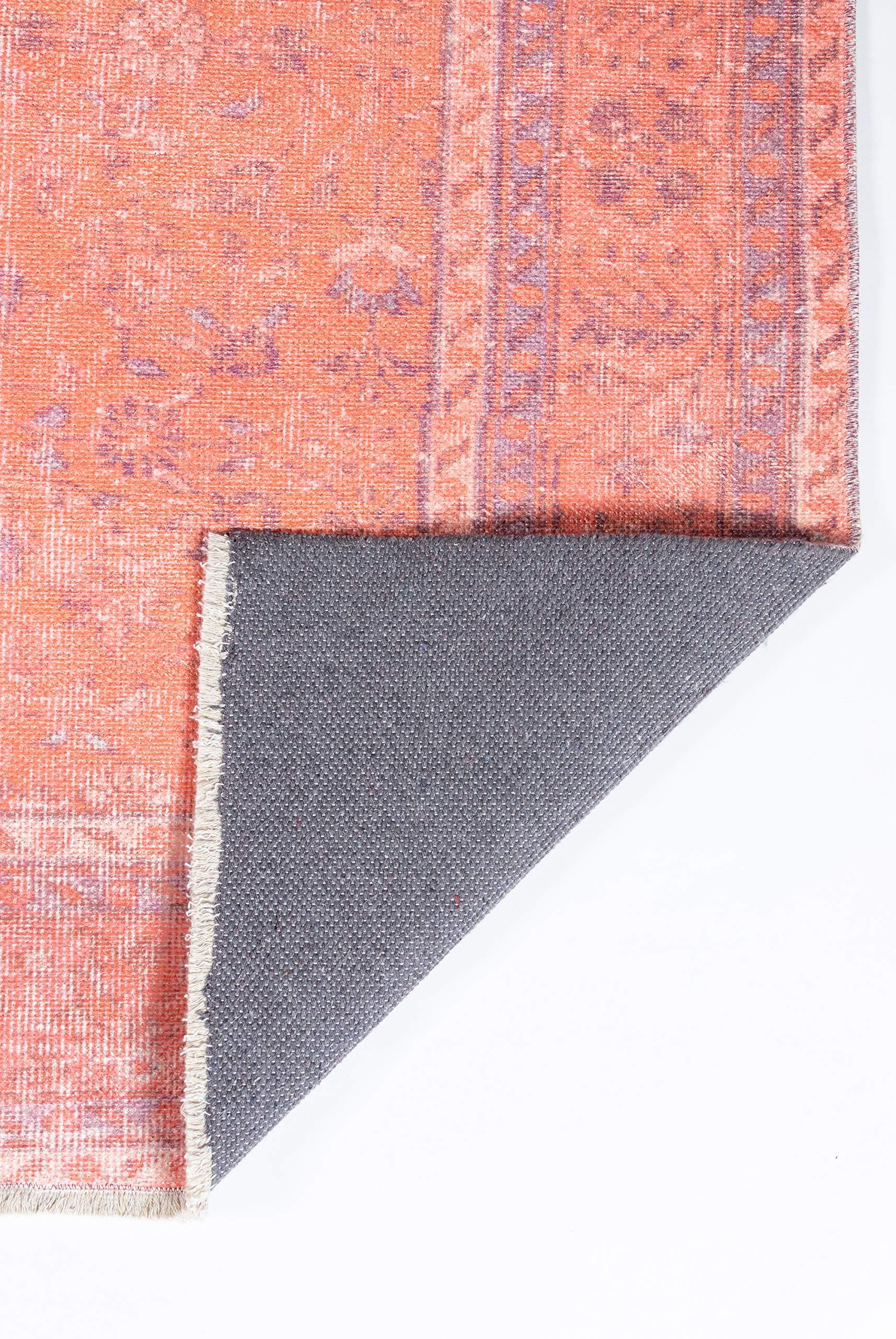 Momeni Momeni Area Rug, 5'6" X 8'6", Coral