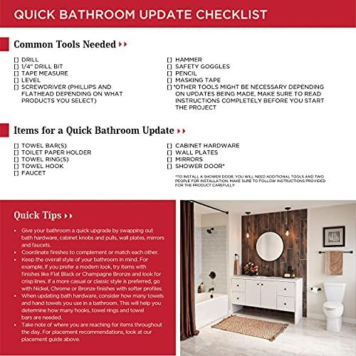 DELTA FAUCET Delta 759240-CZ Trinsic 24 in. Towel Bar in Champagne Bronze