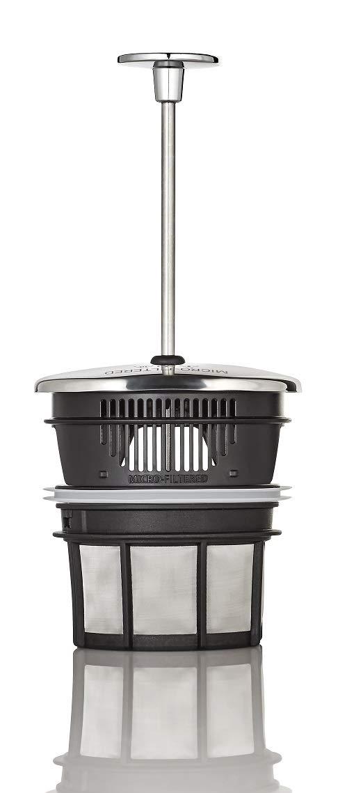 ESPRO ESPRO P7 French Press Coffee Maker - Double-Walled Stainless Steel Insulated with Micro-Filter, 32 Ounces, Brushed Stainless Steel