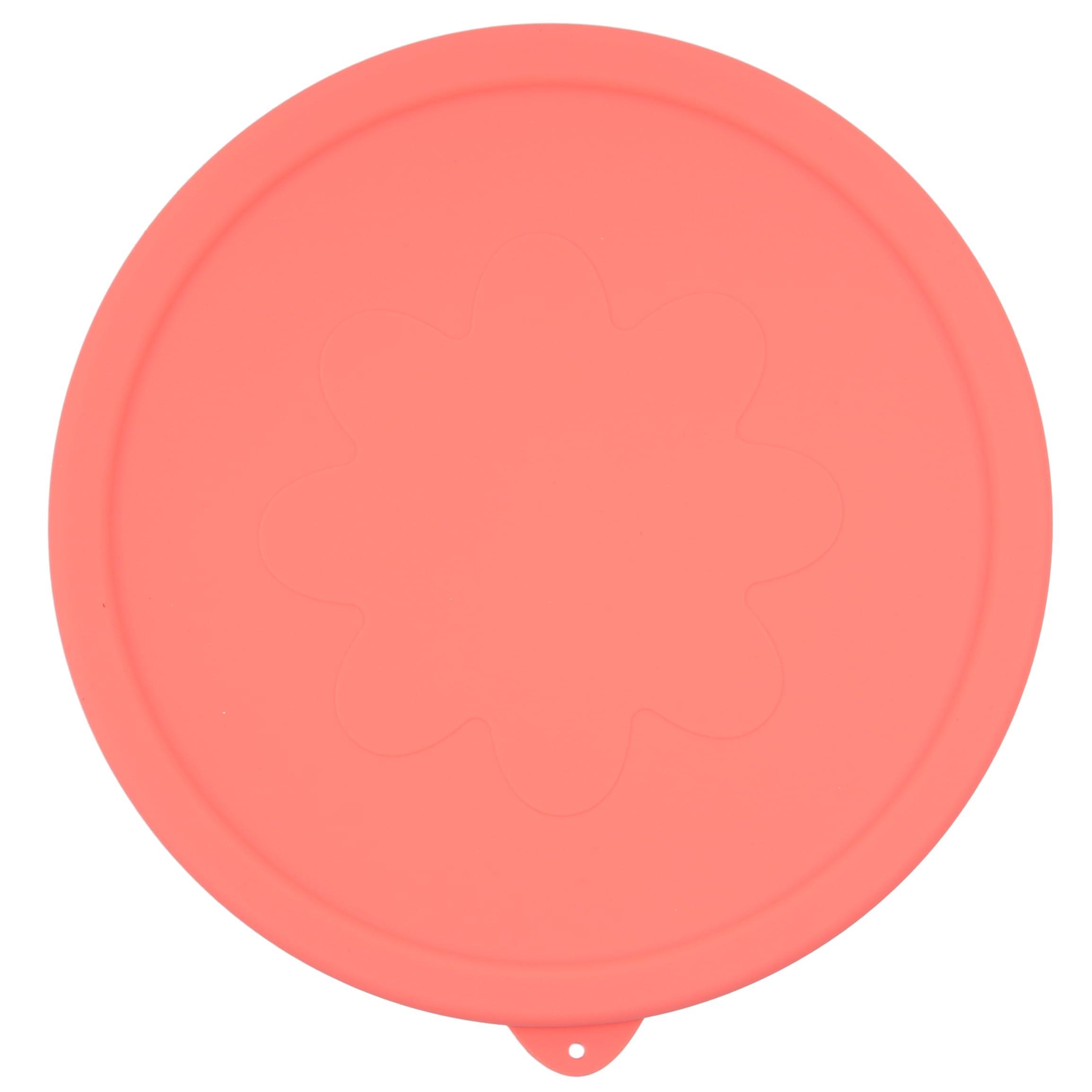 Purekra 1 Pack Silicone Replacement Lids Only Fit for Pyrex 7404-S 4.5 Quart Sculpted Clear & Sculpted Tinted Glass Mixing Bowls, Extra Large Size Silicone Covers, Dishwasher & Microwave Safe