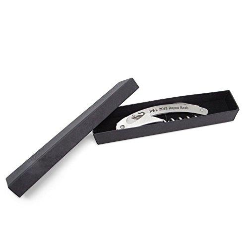 Lazer Designs Personalized Metal Corkscrew 3 Function Laser Engraved 24 Pieces