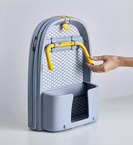 Joseph Joseph Joseph Joseph Folding Tabletop Ironing Board with Iron Holder, Compact, Space-Saving, Grey/Yellow